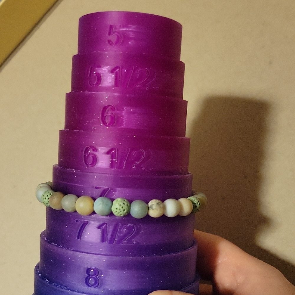 Amazonite & Green Lavastone Beaded Bracelet With Bronze Tone Toggle Clasp